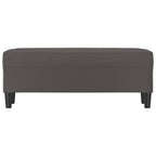 Panca Grigia 100x35x41 cm in Similpelle