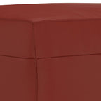 Panca Rosso Vino 100x35x41 cm in Similpelle