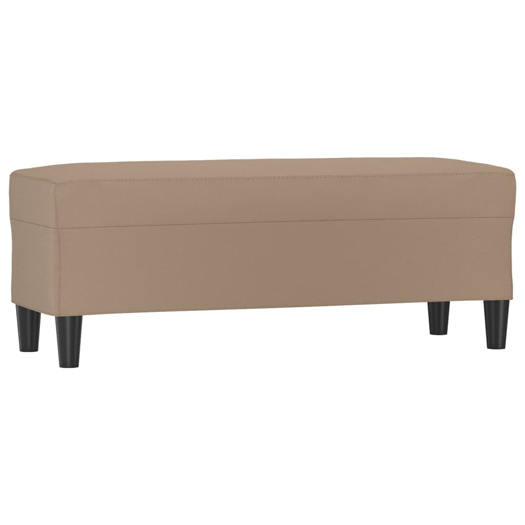 Panca Cappuccino 100x35x41 cm in Similpelle