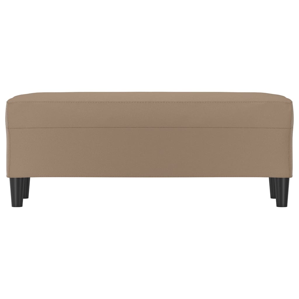 Panca Cappuccino 100x35x41 cm in Similpelle