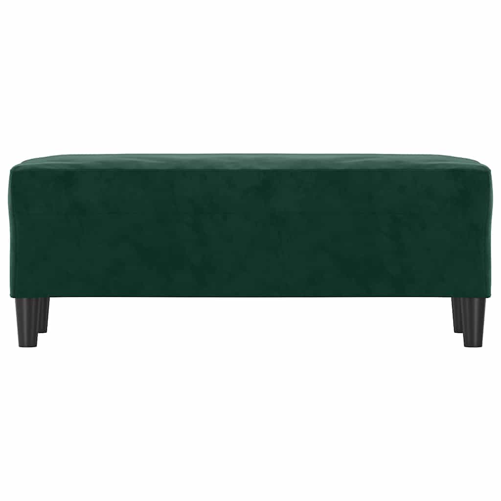 Panca Verde Scuro 100x35x41 cm in Velluto