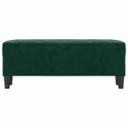 Panca Verde Scuro 100x35x41 cm in Velluto