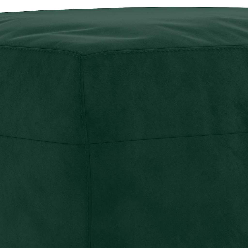 Panca Verde Scuro 100x35x41 cm in Velluto