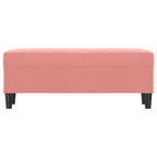 Panca rosa 100x35x41 cm in Velluto