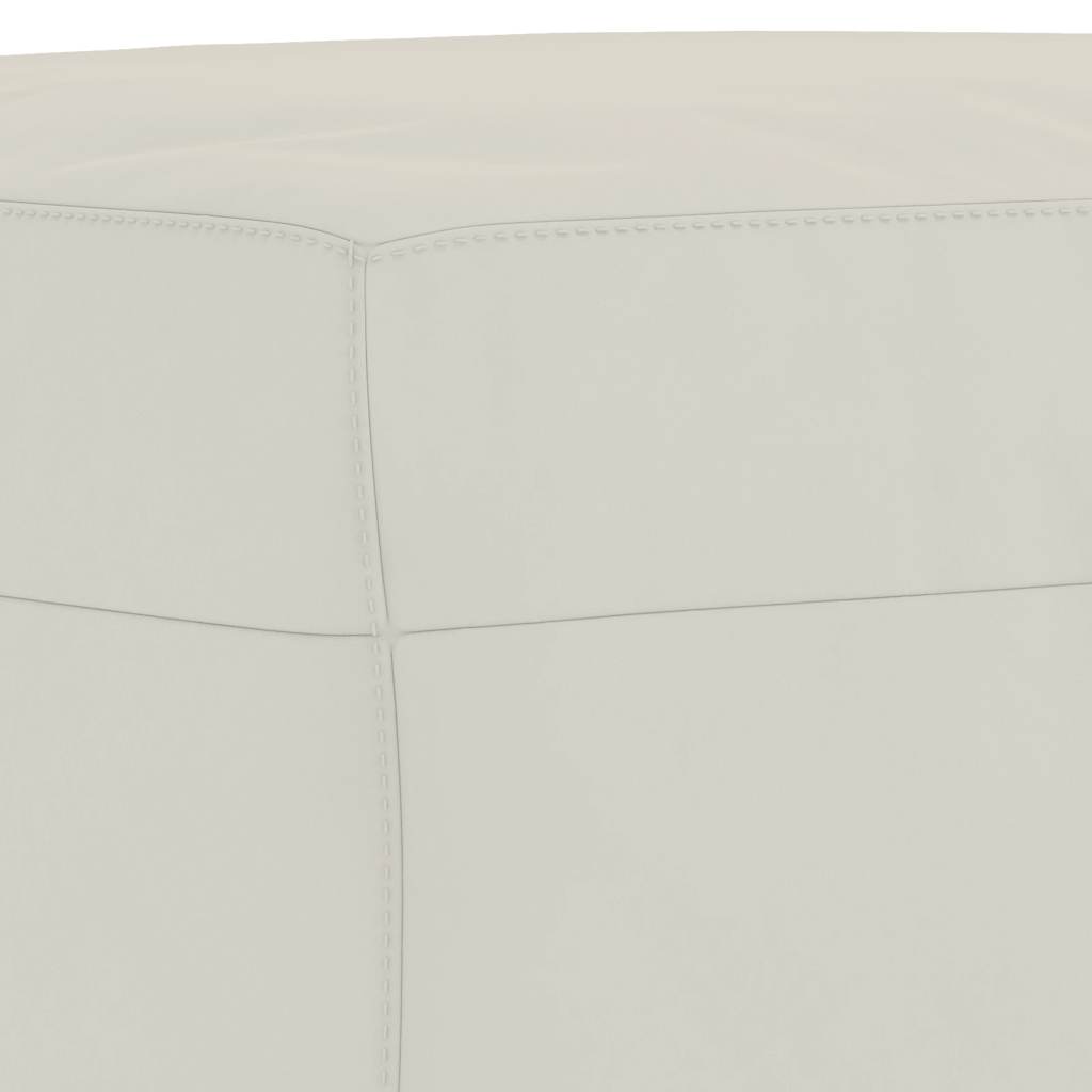 Panca crema 100x35x41 cm in Velluto