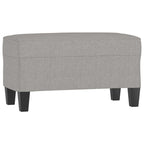 Panca Grigio chiaro 70x35x41 cm in Tessuto