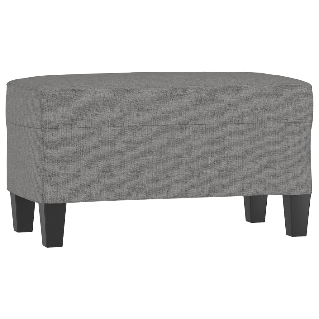 Panca Grigio Scuro 70x35x41 cm in Tessuto