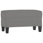 Panca Grigio Scuro 70x35x41 cm in Tessuto