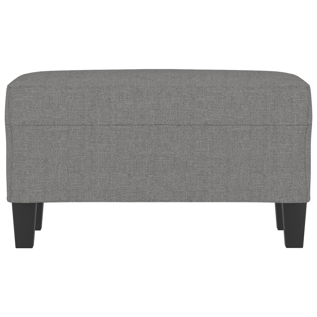 Panca Grigio Scuro 70x35x41 cm in Tessuto