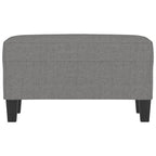 Panca Grigio Scuro 70x35x41 cm in Tessuto