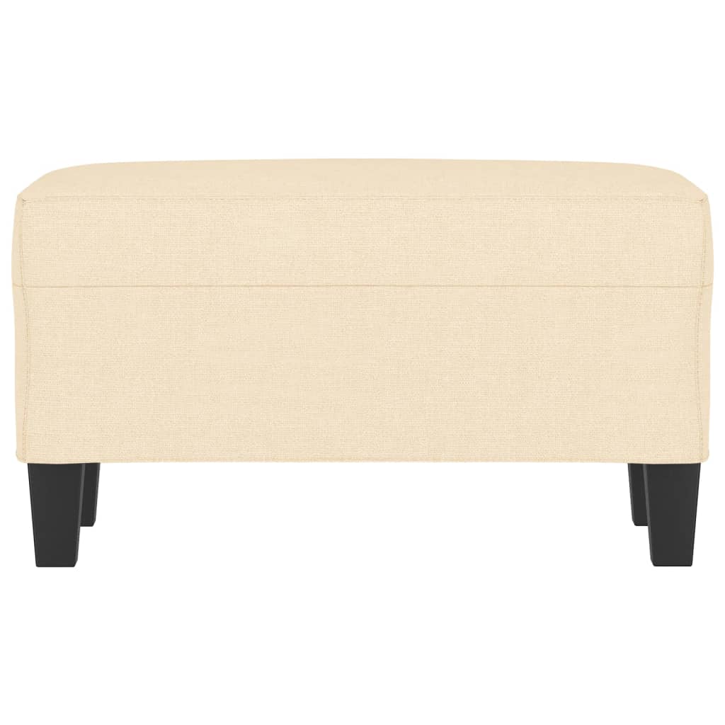 Panca crema 70x35x41 cm in Tessuto
