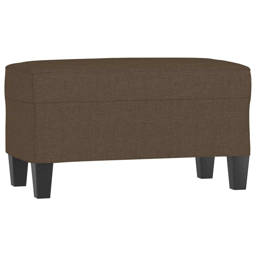 Panca Marrone 70x35x41 cm in Tessuto