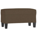 Panca Marrone 70x35x41 cm in Tessuto