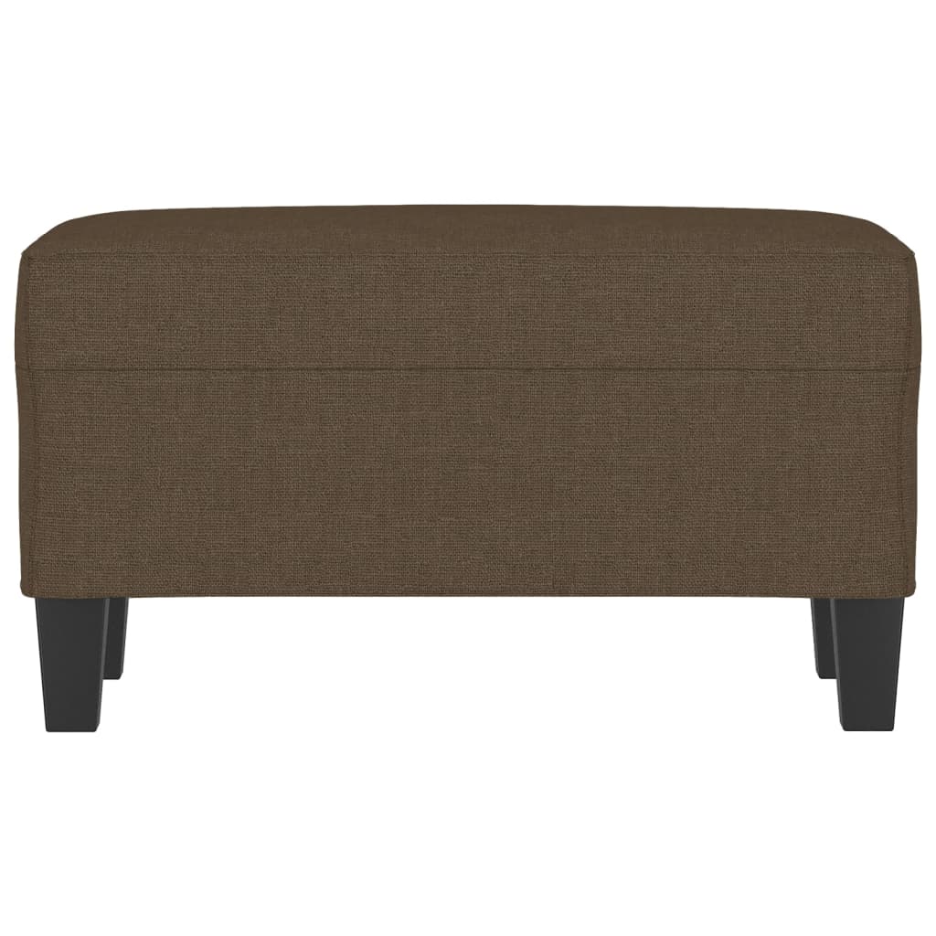 Panca Marrone 70x35x41 cm in Tessuto