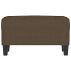 Panca Marrone 70x35x41 cm in Tessuto