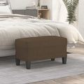 Panca Marrone 70x35x41 cm in Tessuto