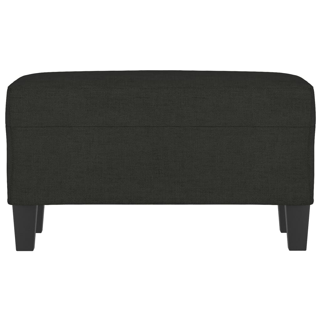 Panca Nero 70x35x41 cm in Tessuto