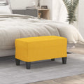 Panca Giallo Chiaro 70x35x41 cm in Tessuto