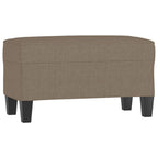 Panca tortora 70x35x41 cm in Tessuto