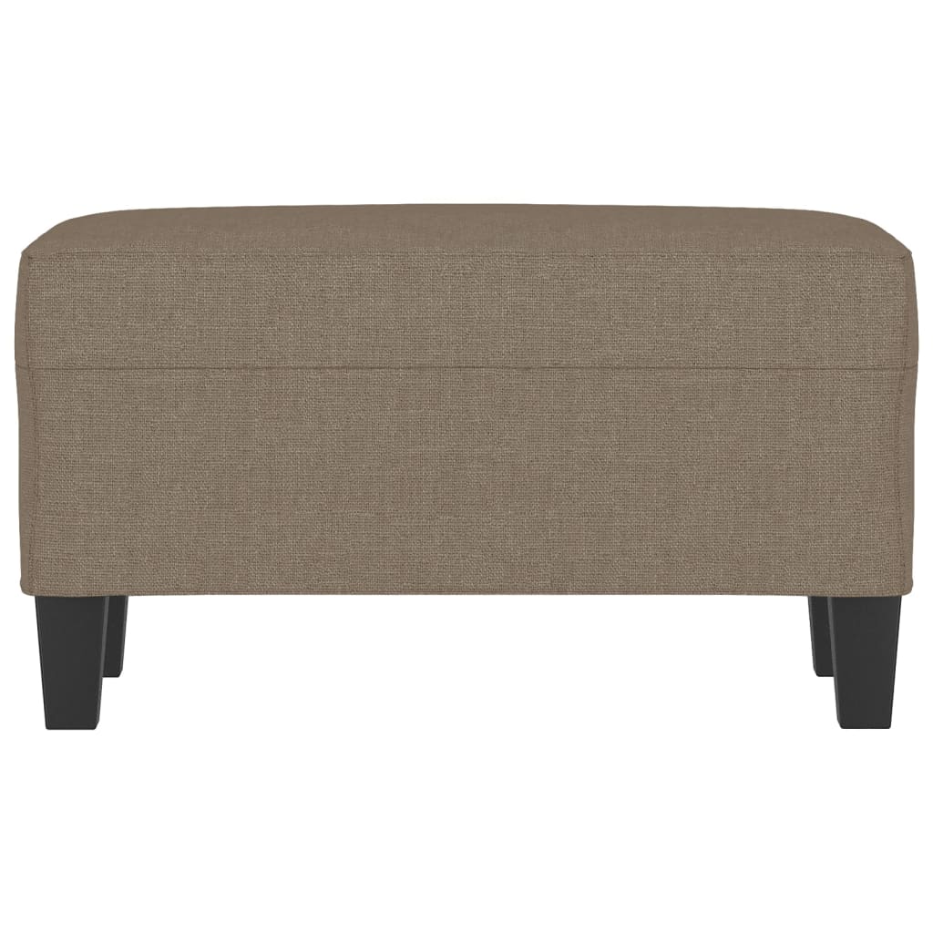 Panca tortora 70x35x41 cm in Tessuto