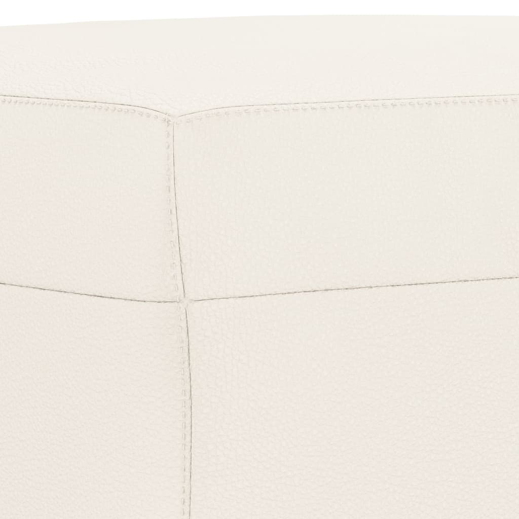 Panca Crema 70x35x41 cm in Similpelle