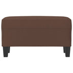 Panca Marrone 70x35x41 cm in Similpelle