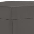 Panca Grigia 70x35x41 cm in Similpelle
