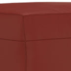 Panca Rosso Vino 70x35x41 cm in Similpelle