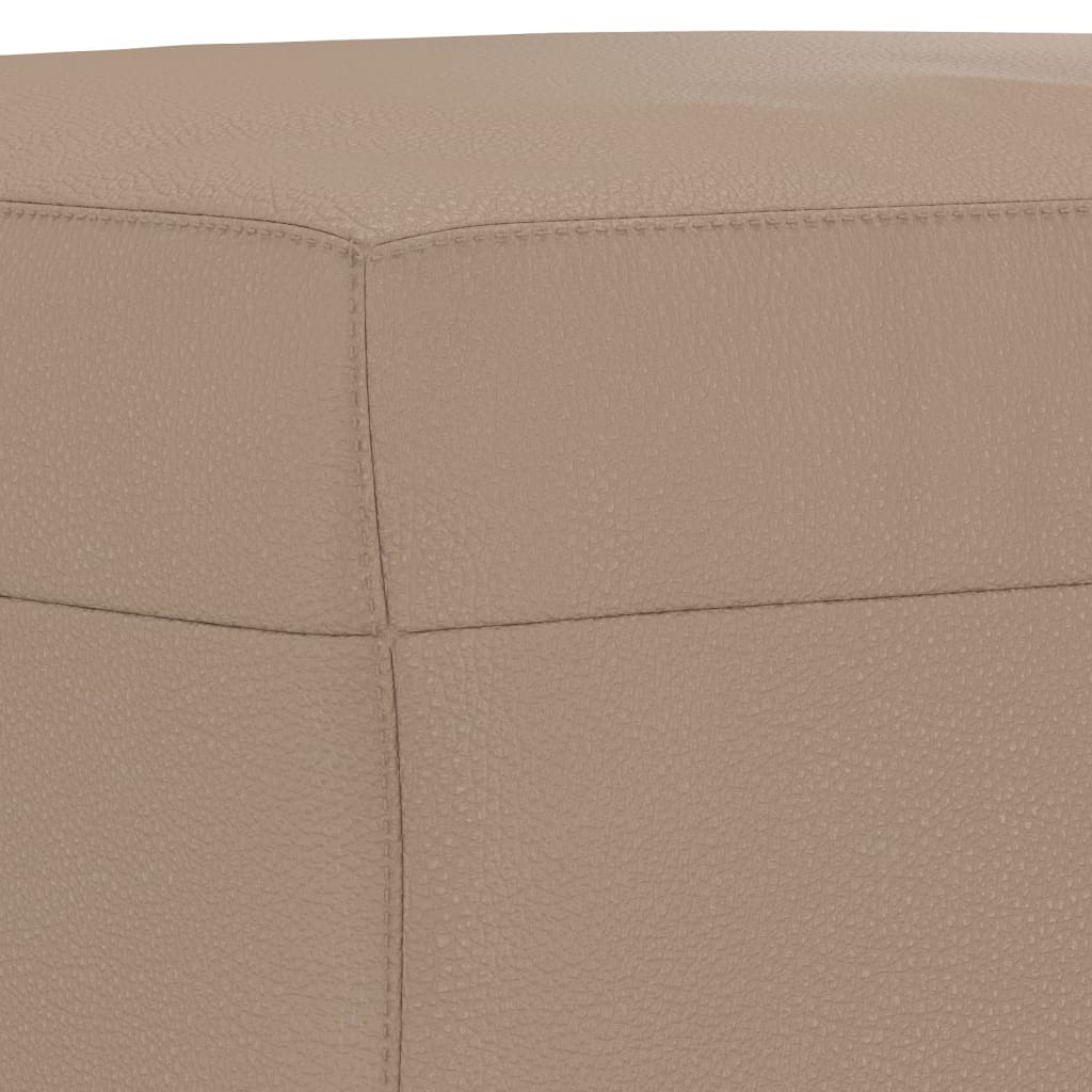 Panca Cappuccino 70x35x41 cm in Similpelle
