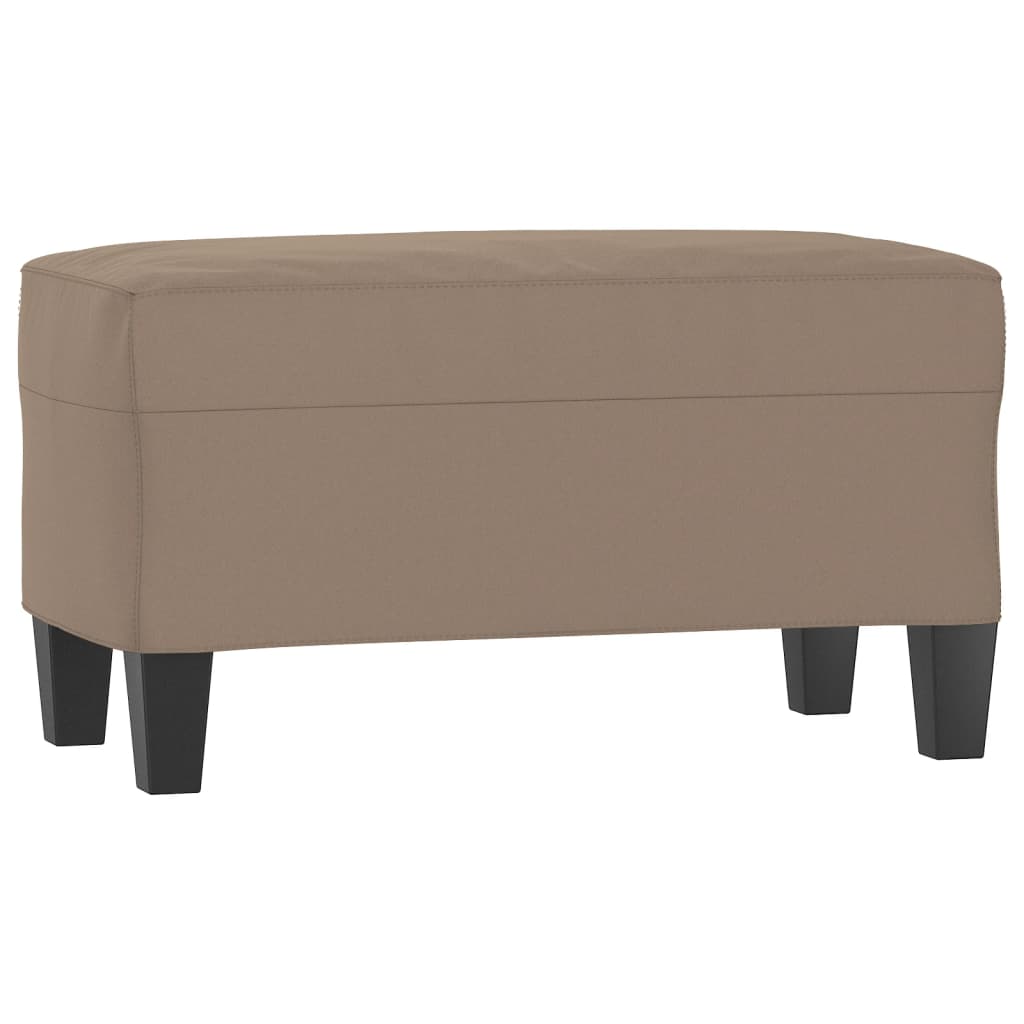 Panca tortora 70x35x41 cm in Microfibra