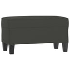 Panca grigio scuro 70x35x41 cm in Microfibra