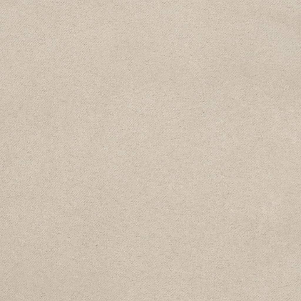 Panca crema 70x35x41 cm in Microfibra