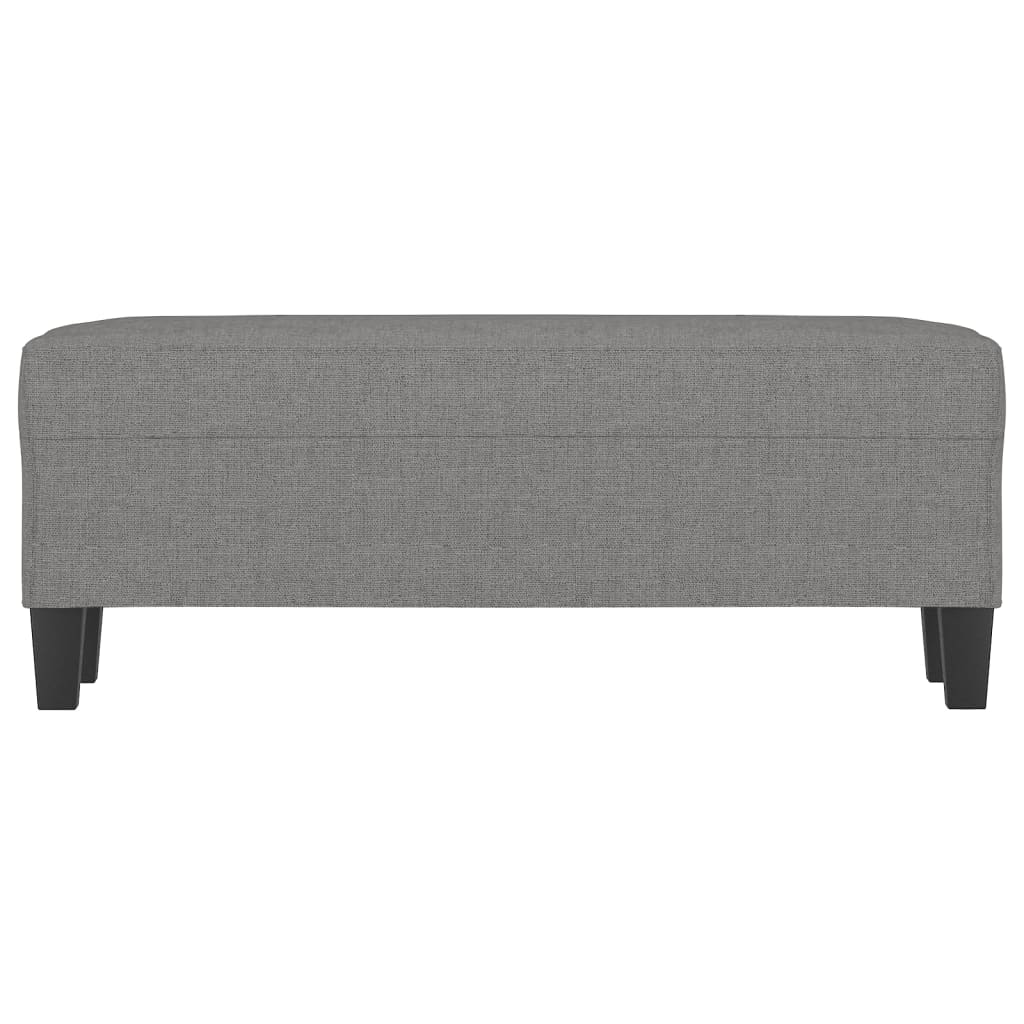 Panca Grigio Scuro 100x35x41 cm in Tessuto
