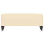 Panca Crema 100x35x41 cm in Tessuto