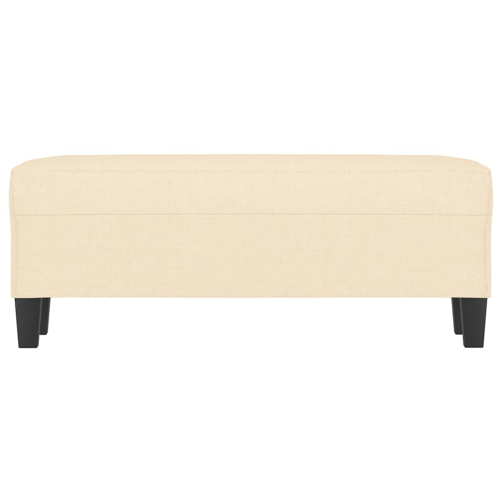 Panca Crema 100x35x41 cm in Tessuto