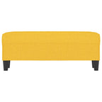 Panca Giallo Chiaro 100x35x41 cm in Tessuto