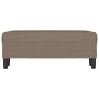 Panca Tortora 100x35x41 cm in Tessuto