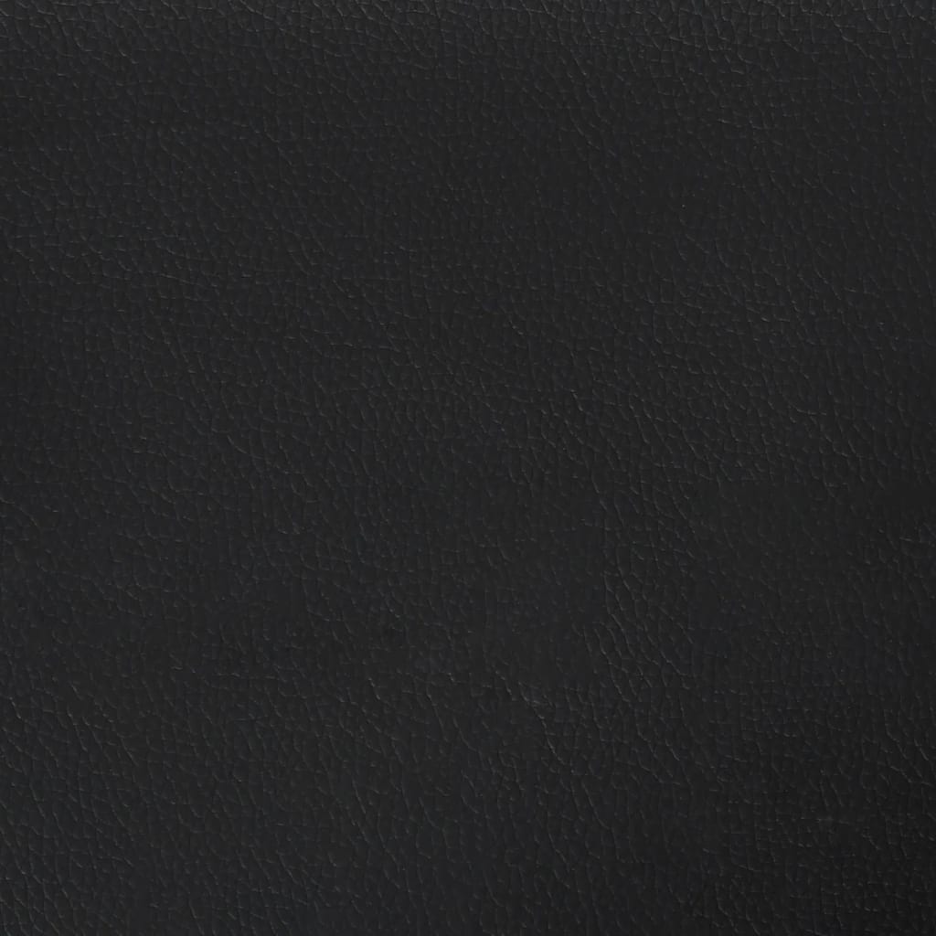 Panca Nera 100x35x41 cm in Similpelle