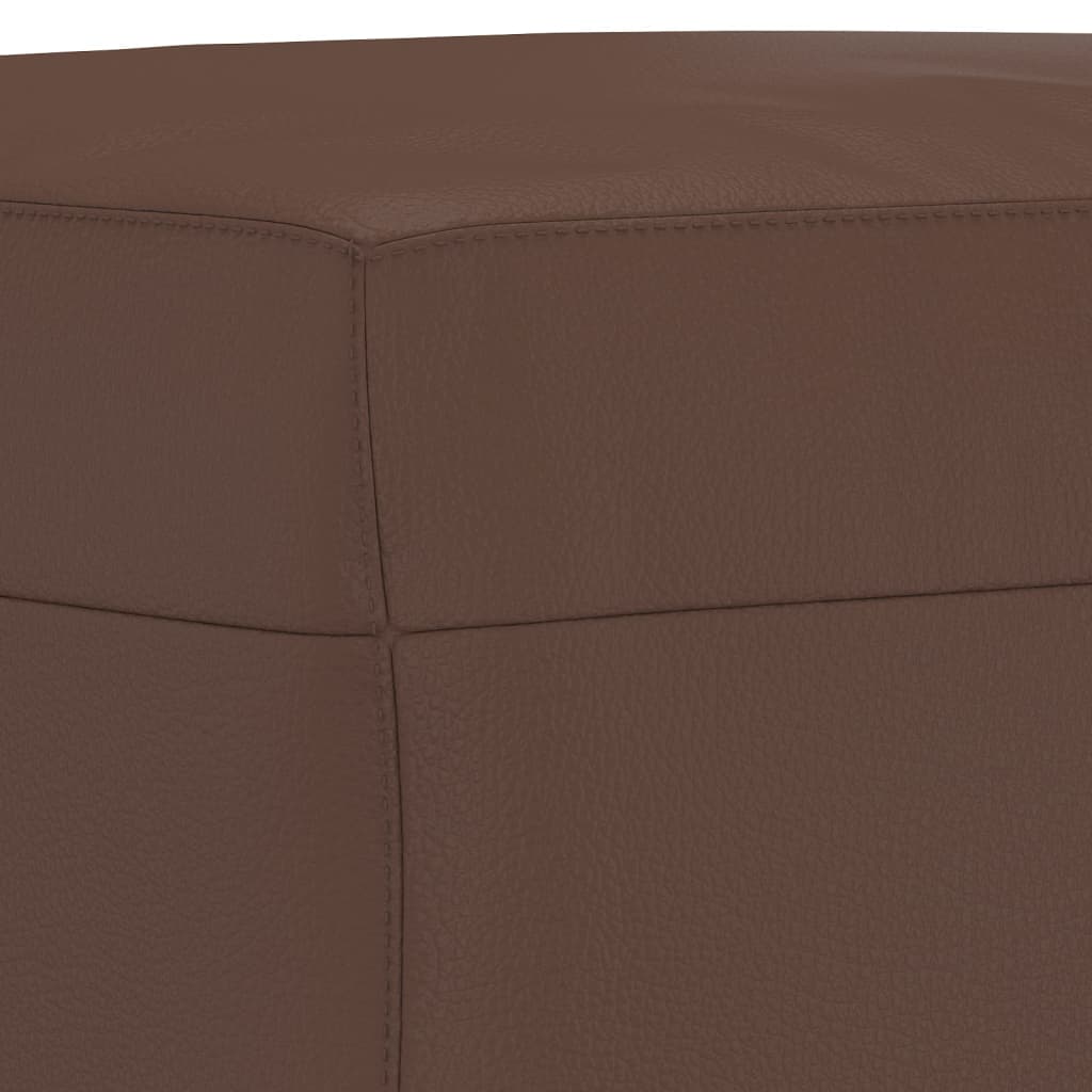 Panca Marrone 100x35x41 cm in Similpelle