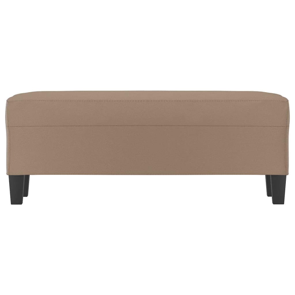 Panca Cappuccino 100x35x41 cm in Similpelle