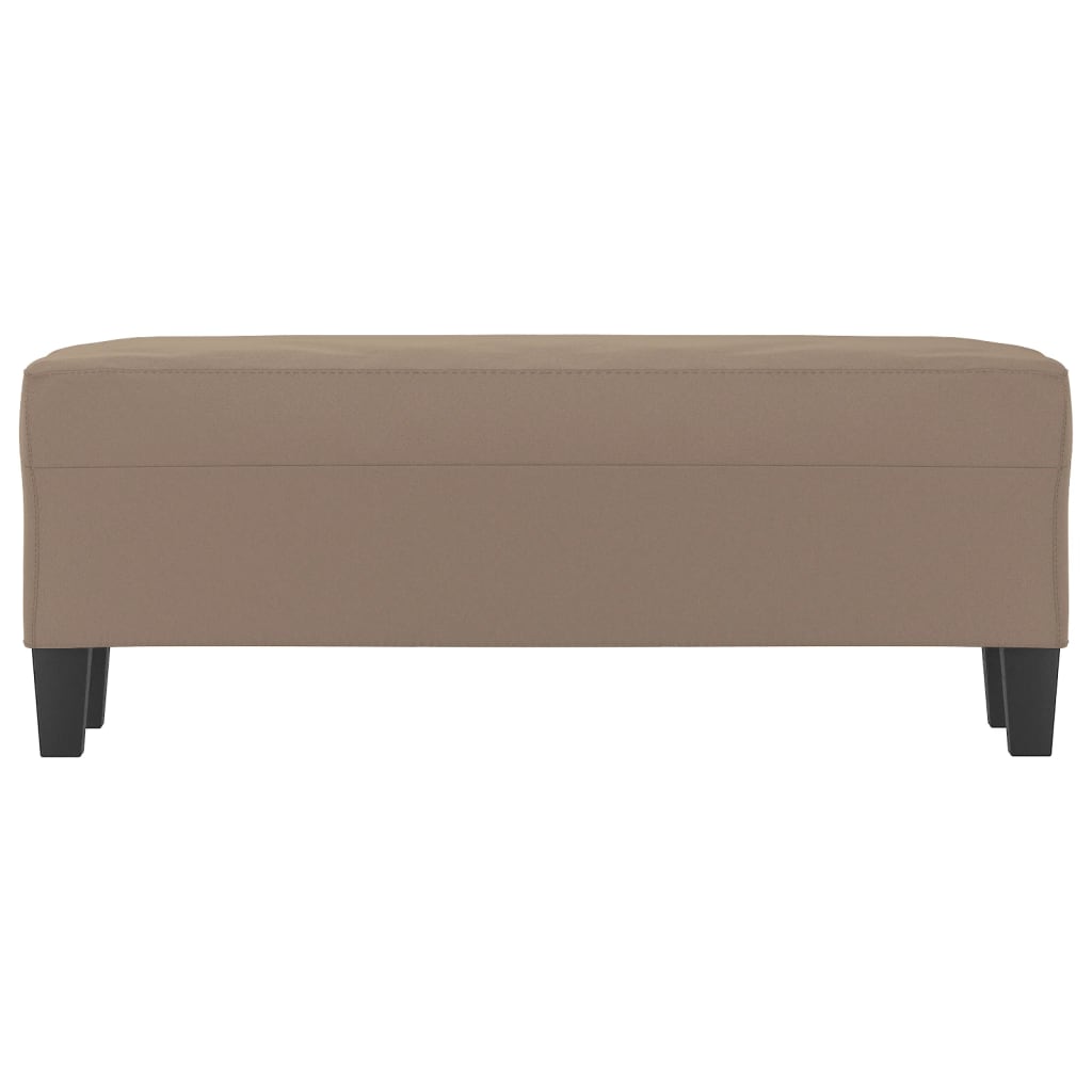 Panca tortora 100x35x41 cm in Microfibra