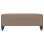 Panca tortora 100x35x41 cm in Microfibra