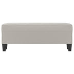 Panca Grigio Chiaro 100x35x41 cm in Microfibra