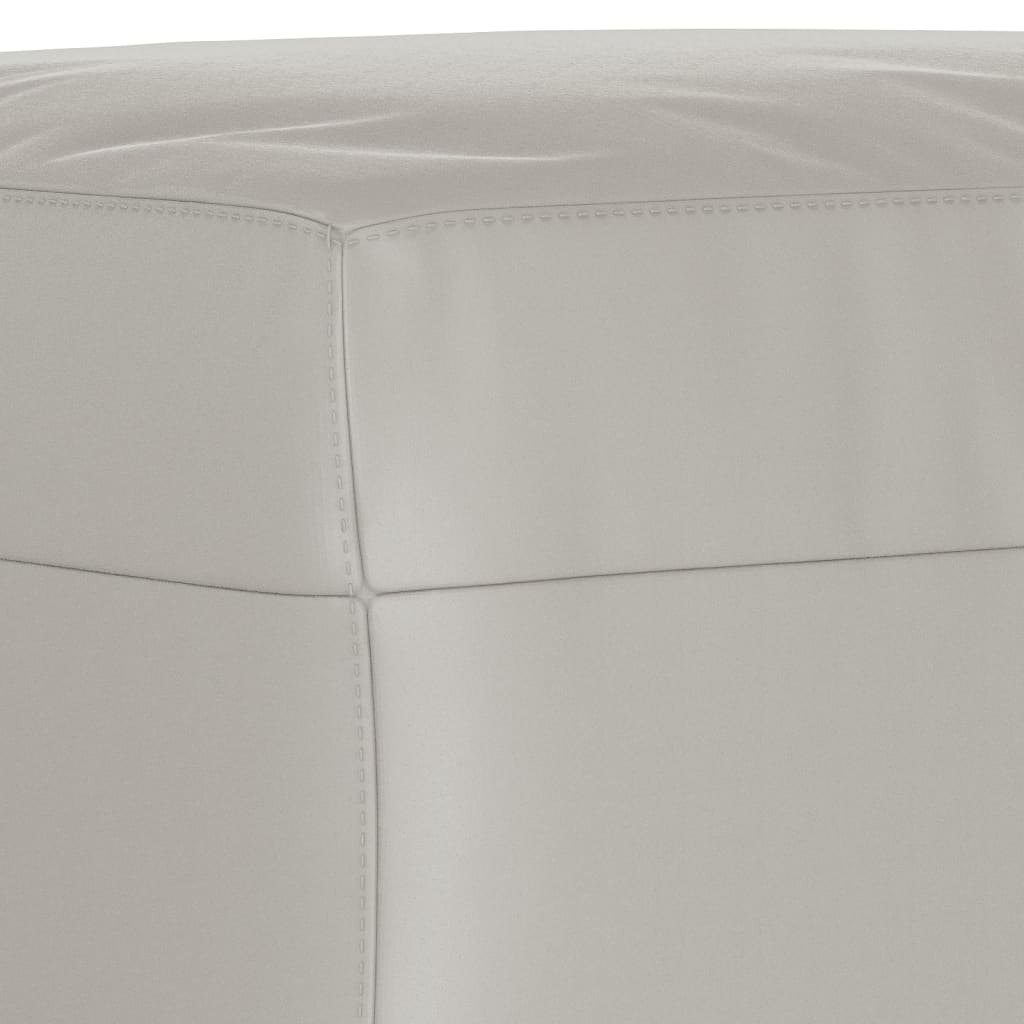 Panca Grigio Chiaro 100x35x41 cm in Microfibra