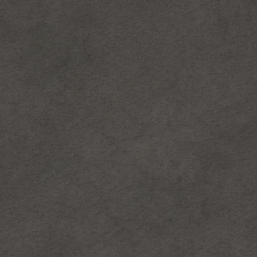 Panca grigio scuro 100x35x41 cm in Microfibra