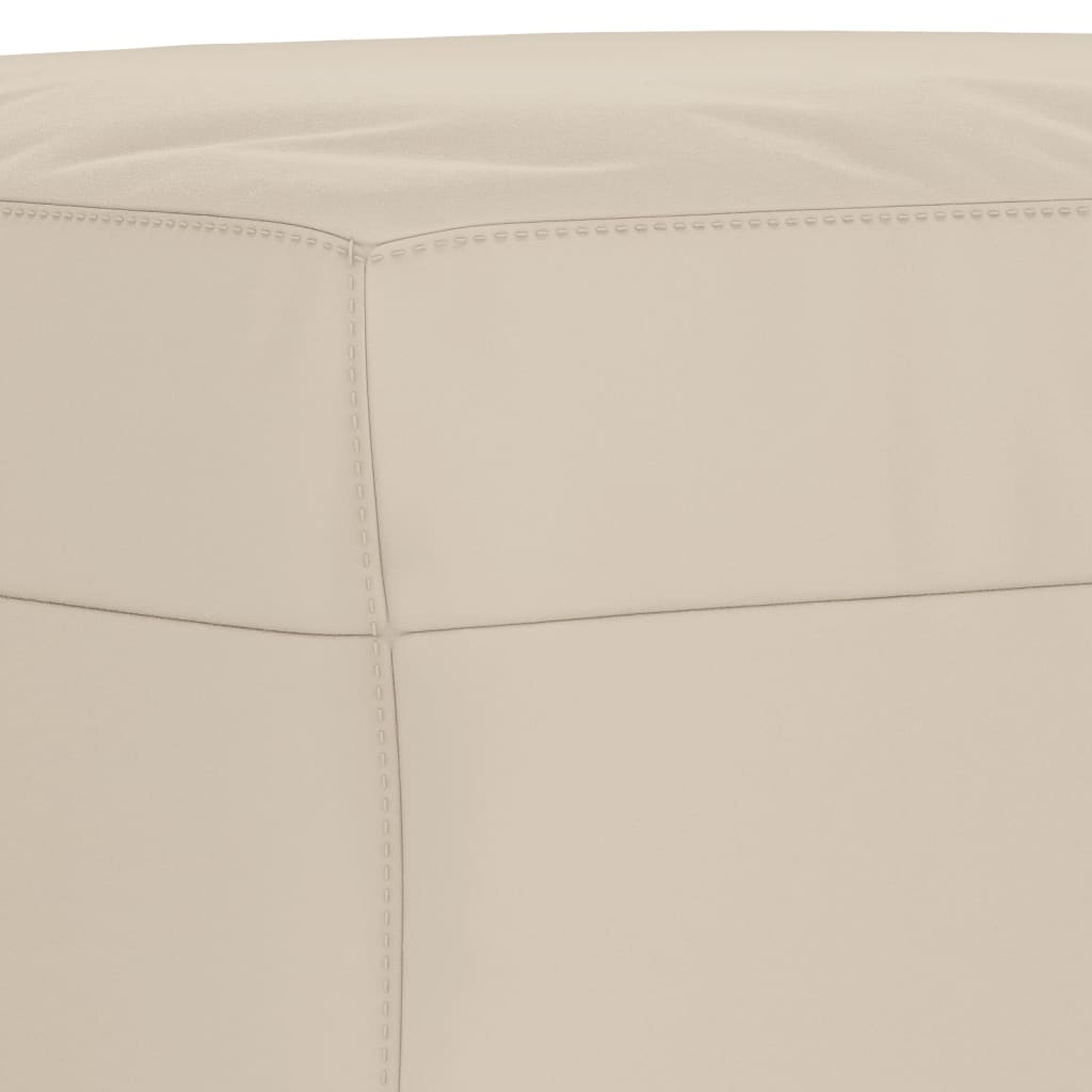 Panca crema 100x35x41 cm in Microfibra