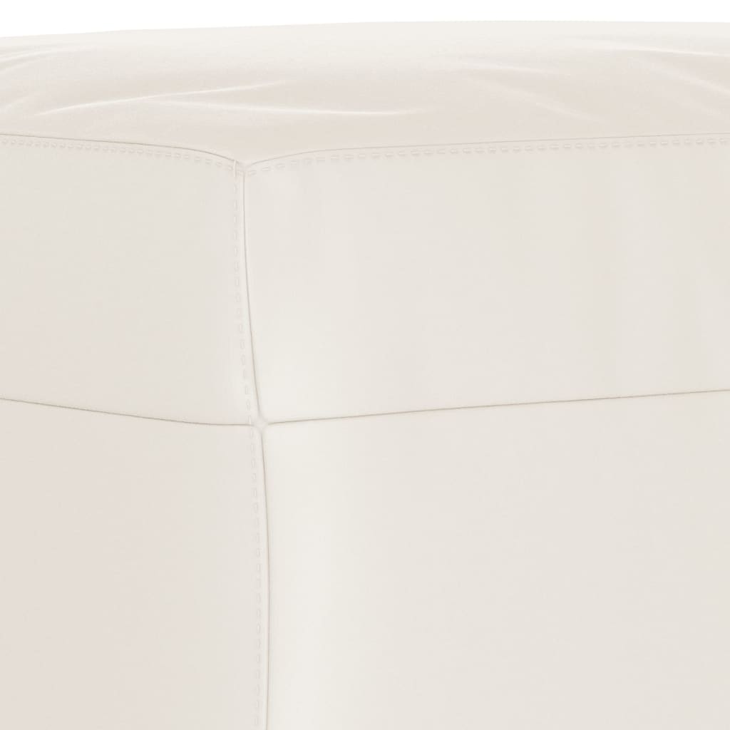 Panca beige 100x35x41 cm in Microfibra