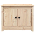 Tavolino da Salotto 71x49x55 cm in Legno Massello di Pino