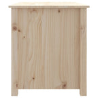 Tavolino da Salotto 71x49x55 cm in Legno Massello di Pino