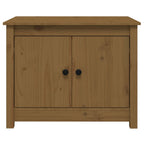Tavolino da Salotto ambra 71x49x55 cm in Legno Massello di Pino